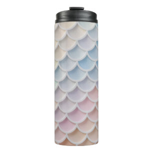 Termo Pastel Shimmer Mermaid Scales