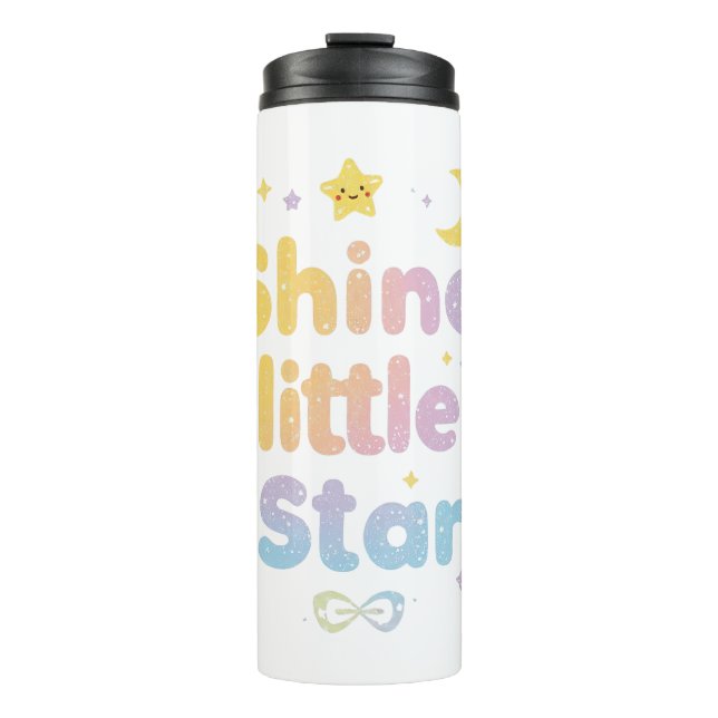 Termo Pastel "Shine Little Star" Celestial (Anverso)