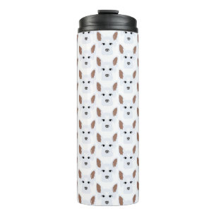Termo Pastores alemanes blancos en Tumbler