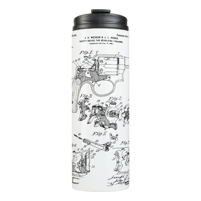 Termo Patente Smith y Wesson Hammerless Pistol 1898 (Anverso)