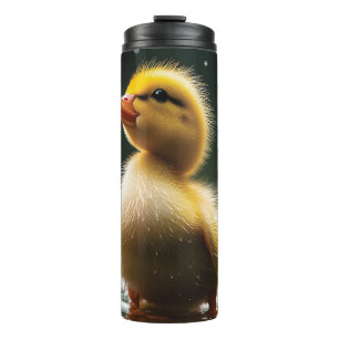 Termo "Pato Adorable en la Lluvia