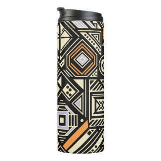 Termo Patrón abstracto con formas geométricas