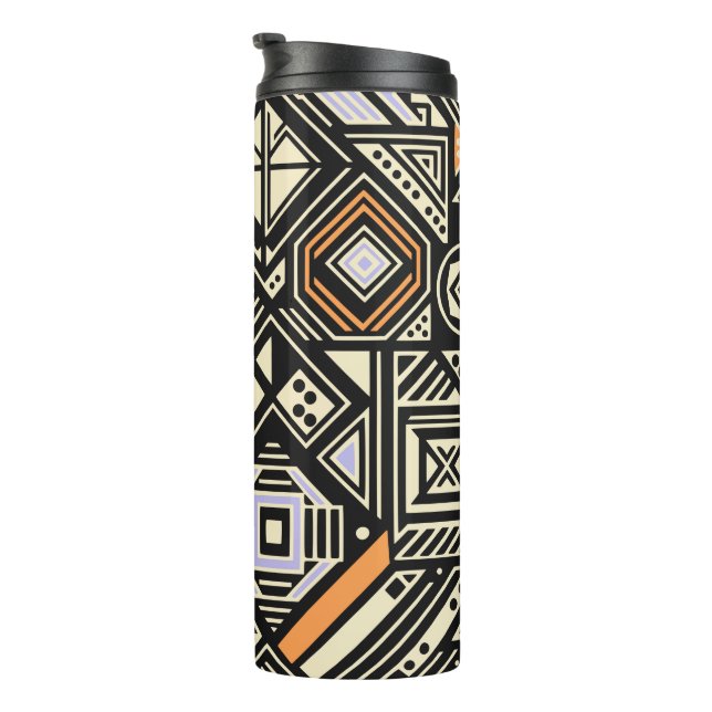 Termo Patrón abstracto con formas geométricas (Rotado hacia la derecha)