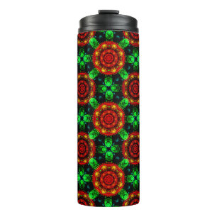 Termo Patrón abstracto elegante boho moderno floral #504