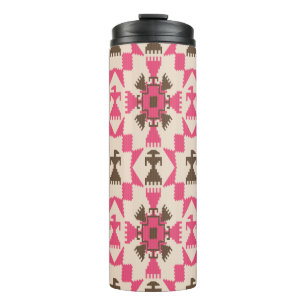 Termo Patrón abstracto sin fisuras de azteca tribal