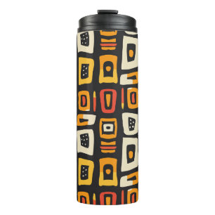 Termo Patrón africano de resumen geométrico