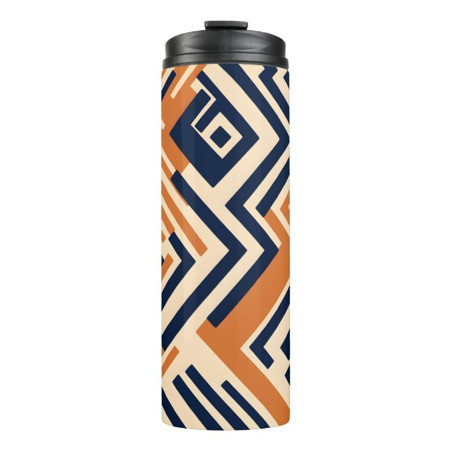 Termo Patrón africano vibrante (Anverso)