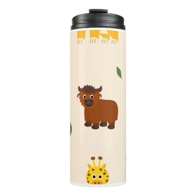 Termo Patrón Animal Ilustrativo Juguetón (Anverso)