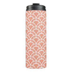 Termo Patrón Art Deco con motivos de escala.