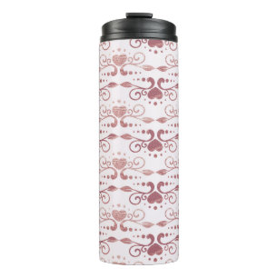 Termo Patrón Art Decó. Papel pintado de época. Japonés o