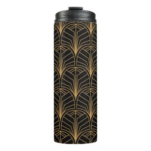 Termo Patrón Art Déco Sin Maravillas. Bba minimalista vi