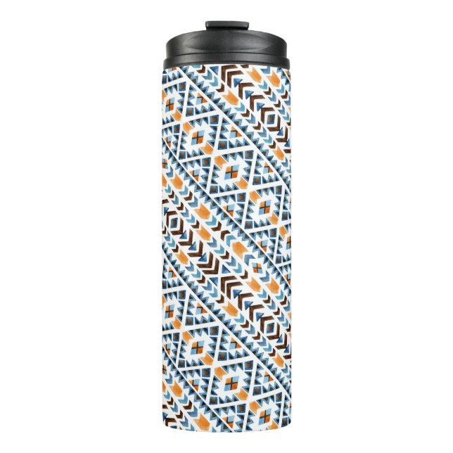 Termo Patrón aztec de cuatricromía (Anverso)