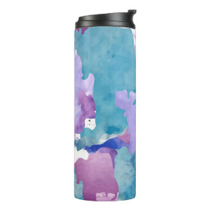 Termo Patrón azul de camuflaje
