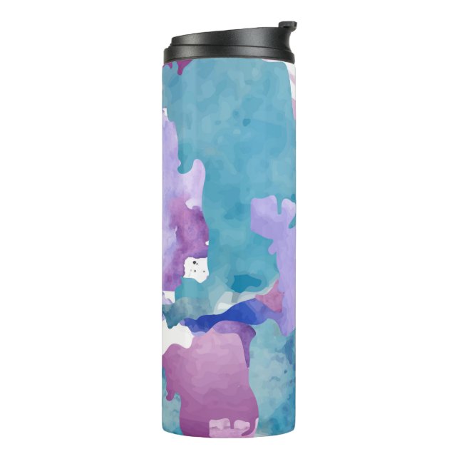 Termo Patrón azul de camuflaje (Rotado hacia la izquierda)