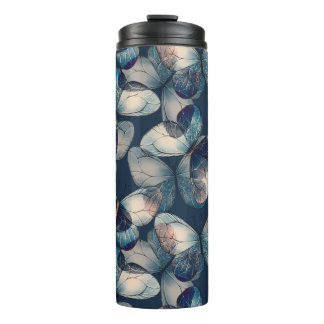 Termo Patrón azul oscuro con contraluces