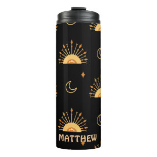 Termo Patrón Celestial sin Marea Cute Boho Personalizado