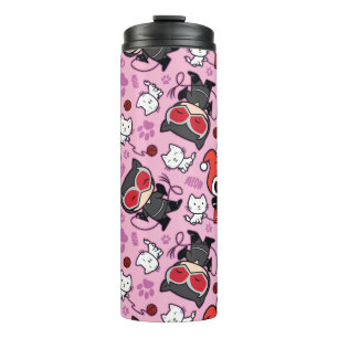 Termo Patrón Chibi Catwoman, Harley Quinn y & Kittens