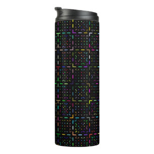Termo Patrón colorido de tecnología, codificación y elec