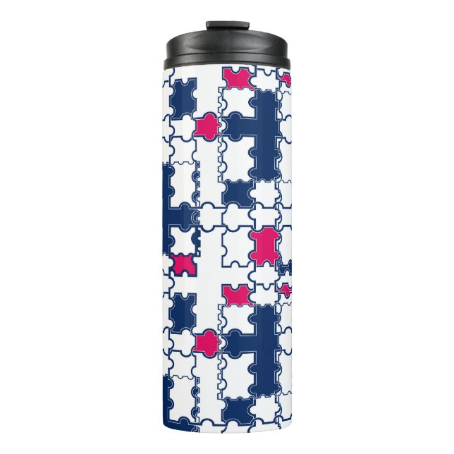 Termo Patrón colorido , elegante (Anverso)