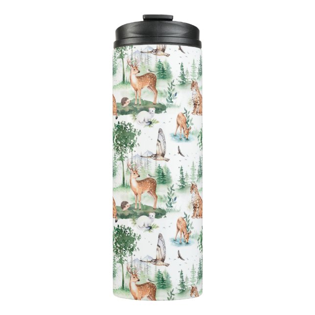 Termo Patrón de animales de Woodland Baby (Anverso)