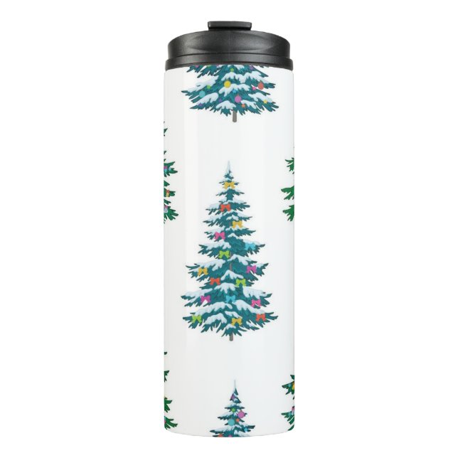 Termo patrón de árbol de Navidad (Anverso)