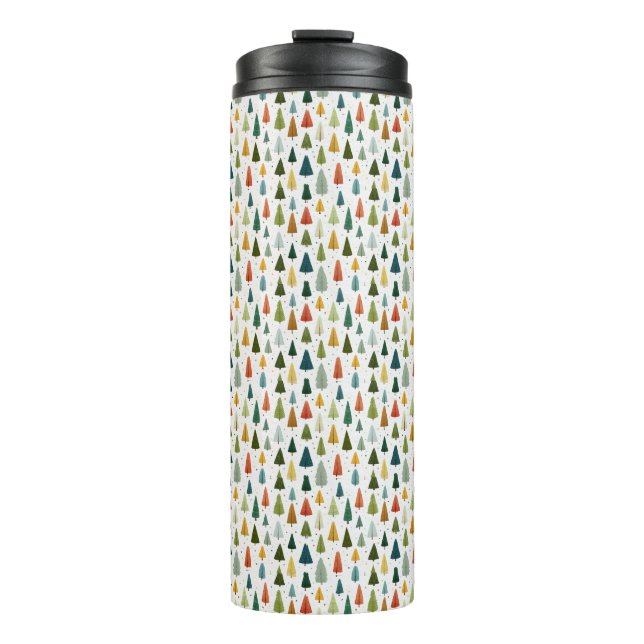 Termo Patrón de árbol de Navidad de estilo escandinavo c (Anverso)