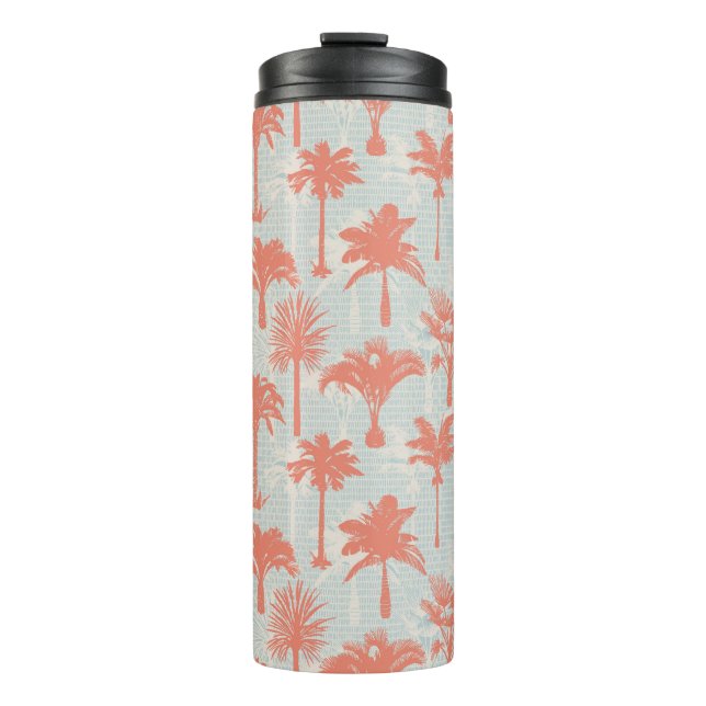 Termo Patrón de árbol de palma de Pastel (Anverso)