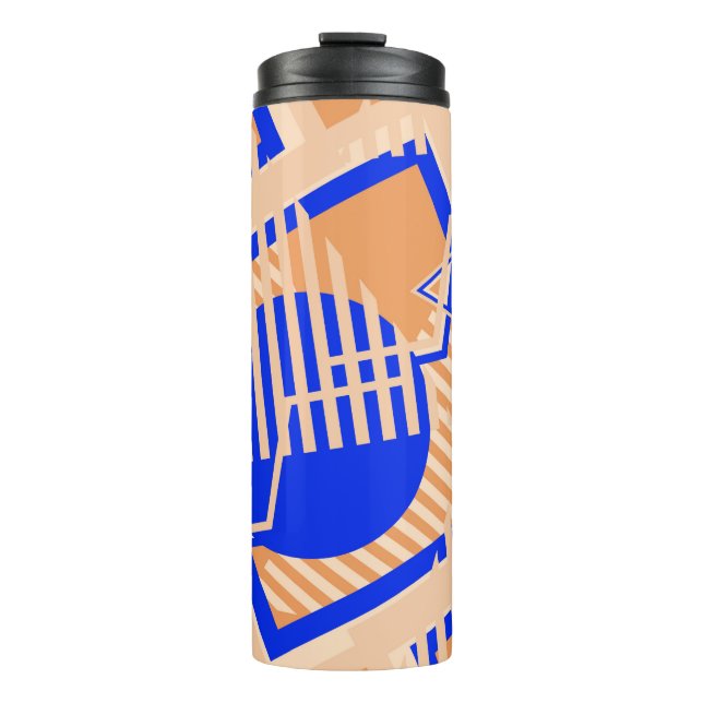Termo Patrón de arte pop sin inconvenientes. Textura de  (Anverso)