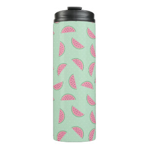 Termo Patrón de bandeja para pintura de frutas tropicale