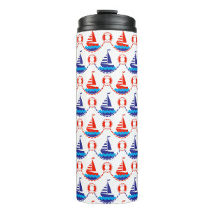 Termo Patrón de barco de vela