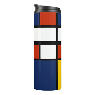 Termo patrón de bauhaus pintura de arte geométrico abstr