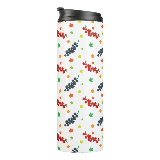 Termo Patrón De Bayas, Redberry, Blueberry, Fruta (Rotado hacia la derecha)