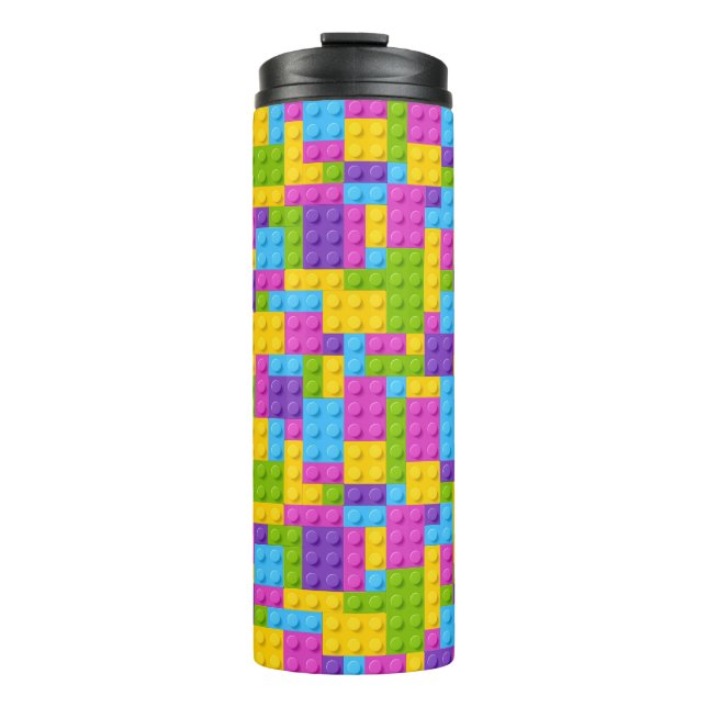 Termo Patrón de bloques de construcción de plástico (Anverso)