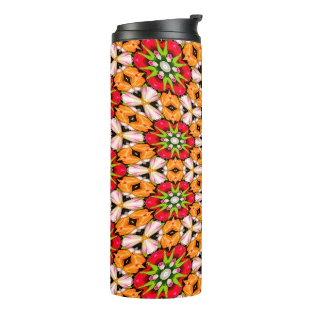 Termo Patrón de buquet de tulipanes (Rotado hacia la izquierda)