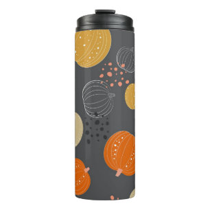 Termo Patrón de calabaza