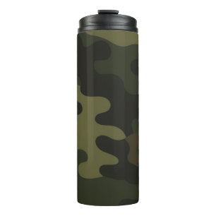 Termo Patrón de camuflaje audaz para entusiastas de la c