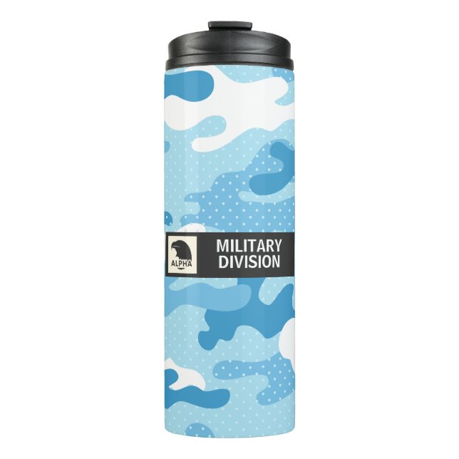 Termo Patrón de camuflaje azul claro (Anverso)