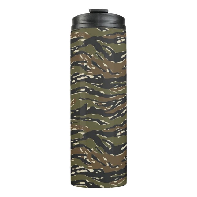 Termo Patrón de camuflaje de rayas de tigre (Anverso)