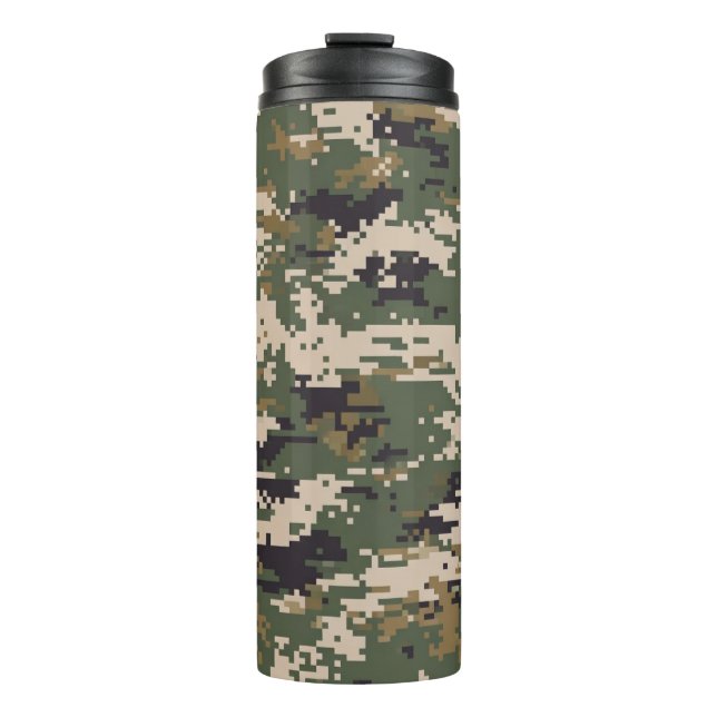 Termo Patrón de Camuflaje Digital Verde (Anverso)