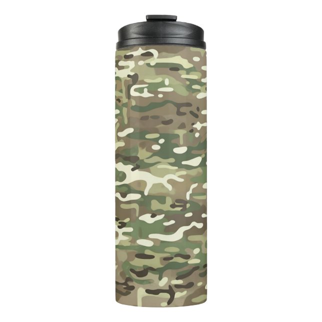 Termo Patrón de Camuflaje Forestal Verde Bosque (Anverso)