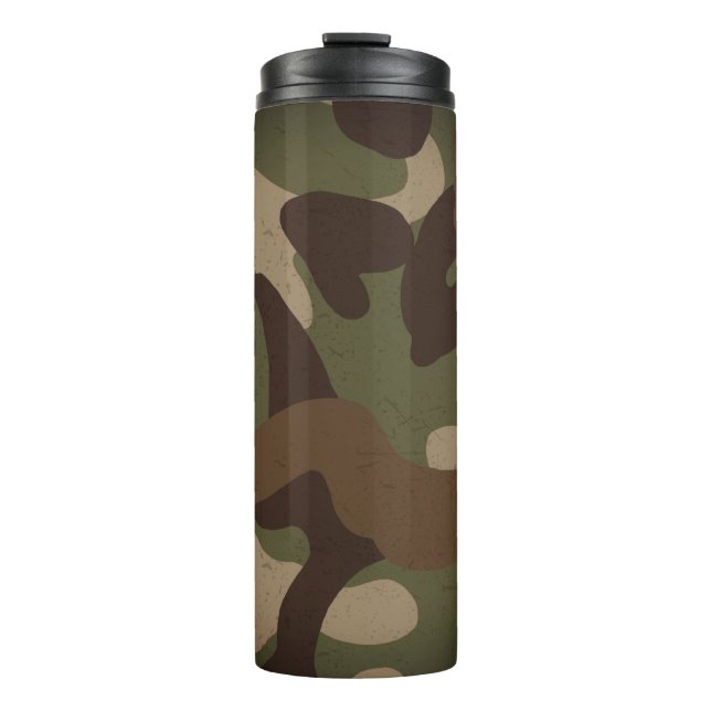 Termo Patrón de camuflaje militar clásico (Anverso)