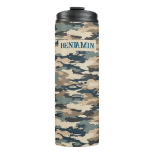 Termo Patrón de camuflaje militar de Tumbler térmico