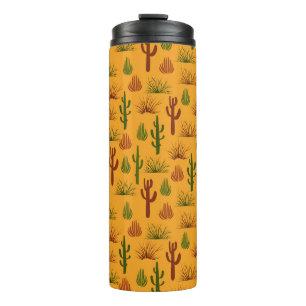 Termo Patrón de cascos de cactus de naturaleza silvestre