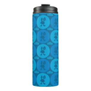 Termo Patrón de círculo de pollo robot