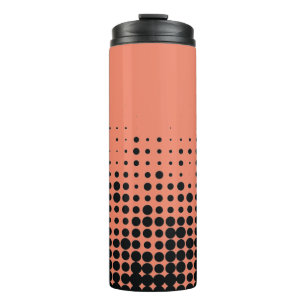 Termo Patrón de círculo geométrico urbano moderno, lúdic