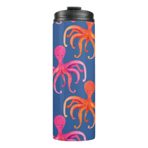 Termo Patrón de color de Octopus Personalizado colorido