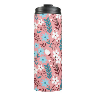 Termo Patrón de color rosa pálido sin soldadura.