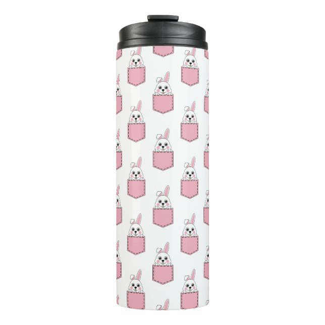 Termo Patrón de conejo de Mascota de bolsillo (Anverso)