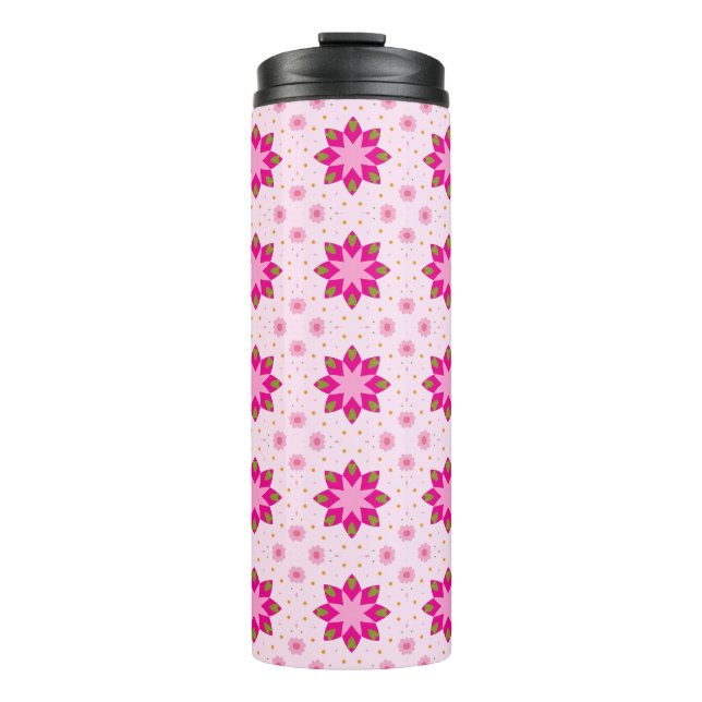 Termo patrón de confeti de flor de pétalo (Anverso)