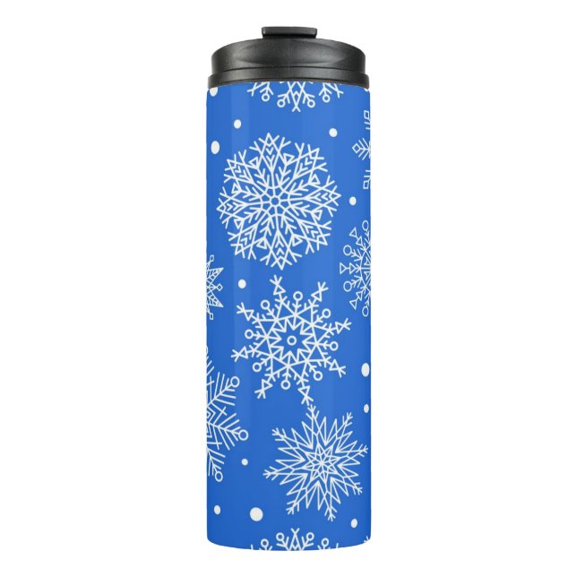 Termo Patrón de copo de nieve (Anverso)